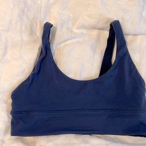 Lululemon align bra blue/dark blue reversible, 12